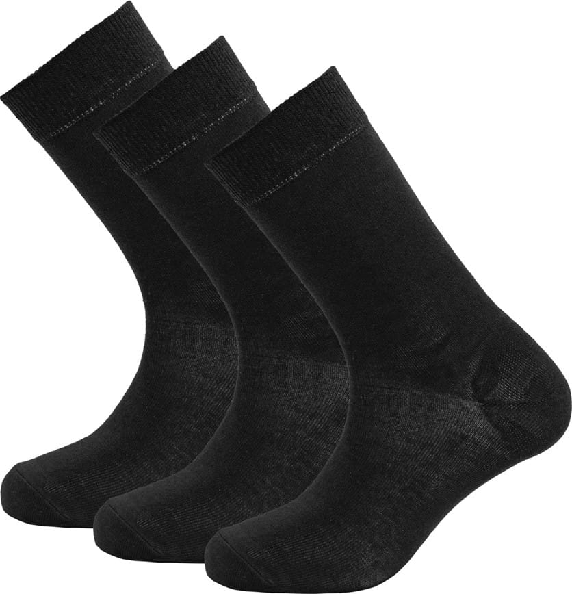 Devold Men's Daily Merino Light Sock 3pk Black