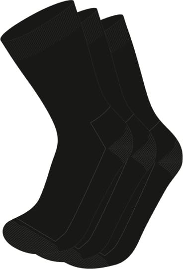 Devold Daily Merino Medium Sock 3pk Black