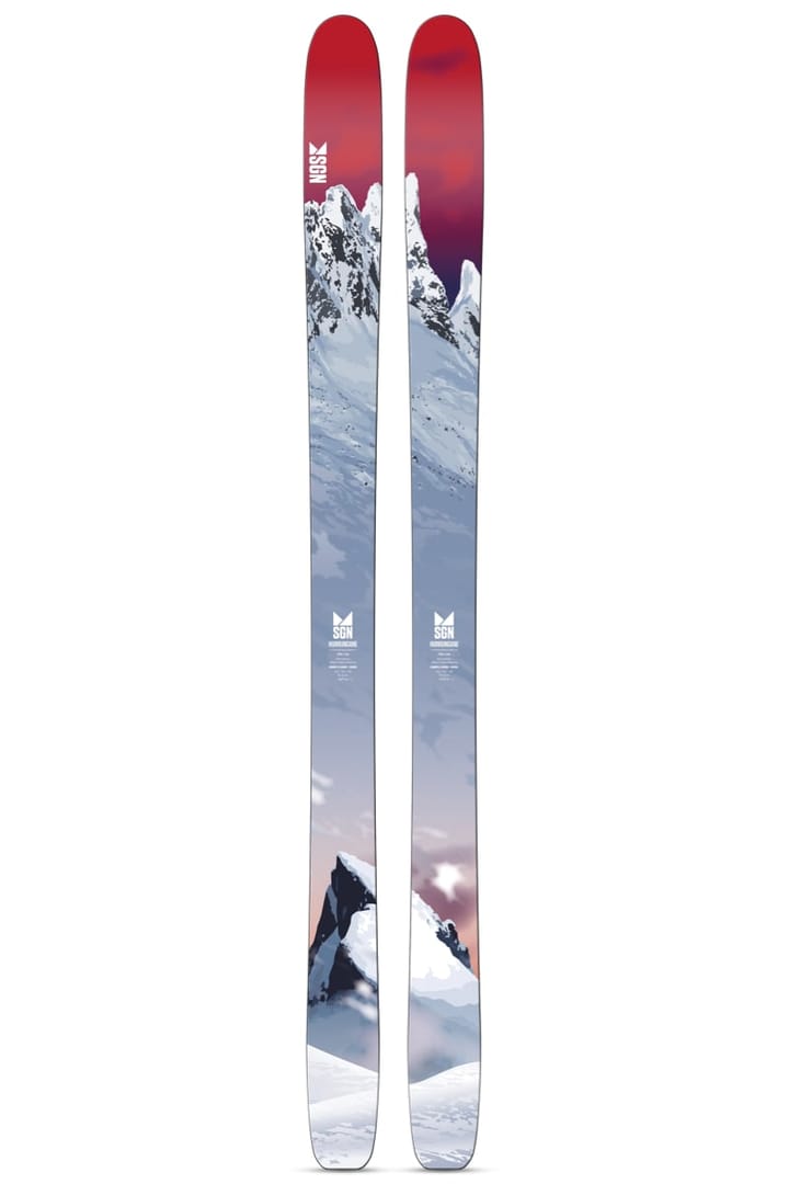 SGN Skis Hurrungane Red Storm Artwork SGN skis