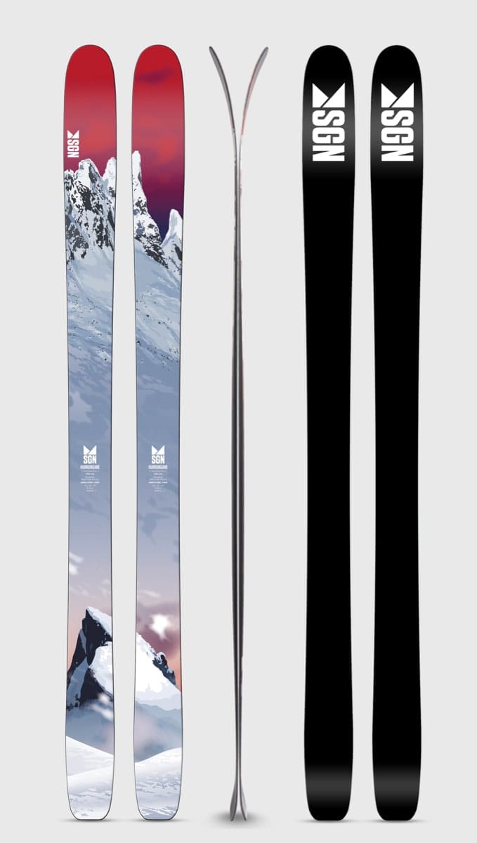 SGN Skis Hurrungane Red Storm Artwork SGN skis