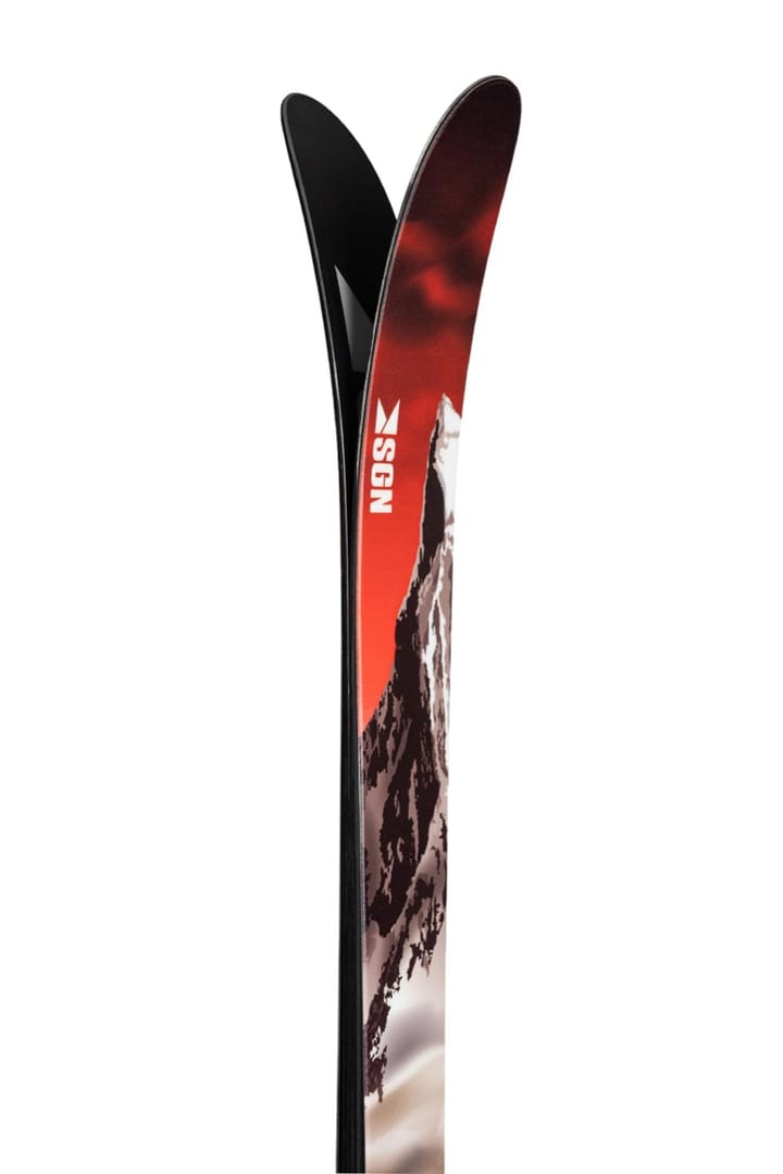 SGN Skis SGN skis Hurrungane Dark sunset artwork SGN skis