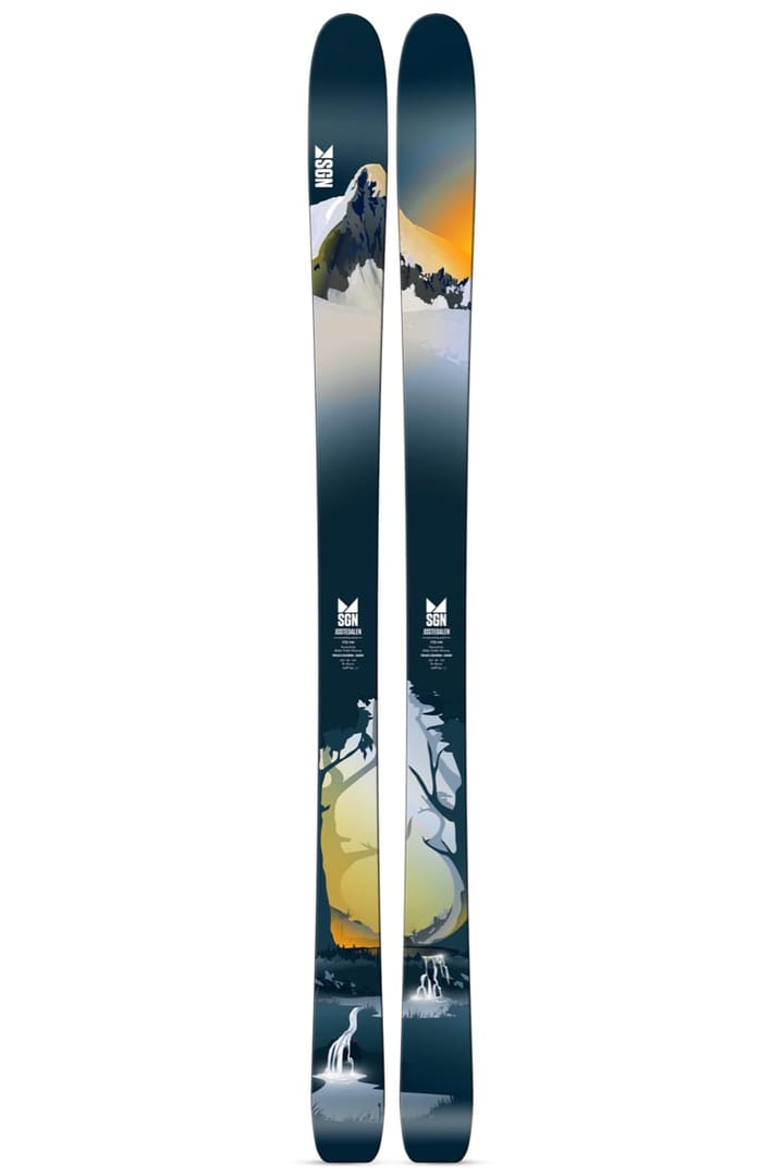 SGN Skis SGN skis Jostedalen Blue artwork SGN skis