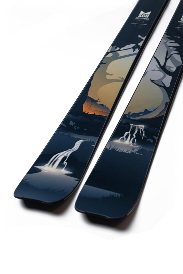 SGN Skis SGN skis Jostedalen Blue artwork SGN skis