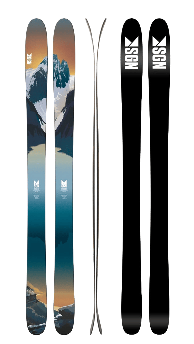 SGN Skis Streifar Cobber Blue Artwork SGN skis