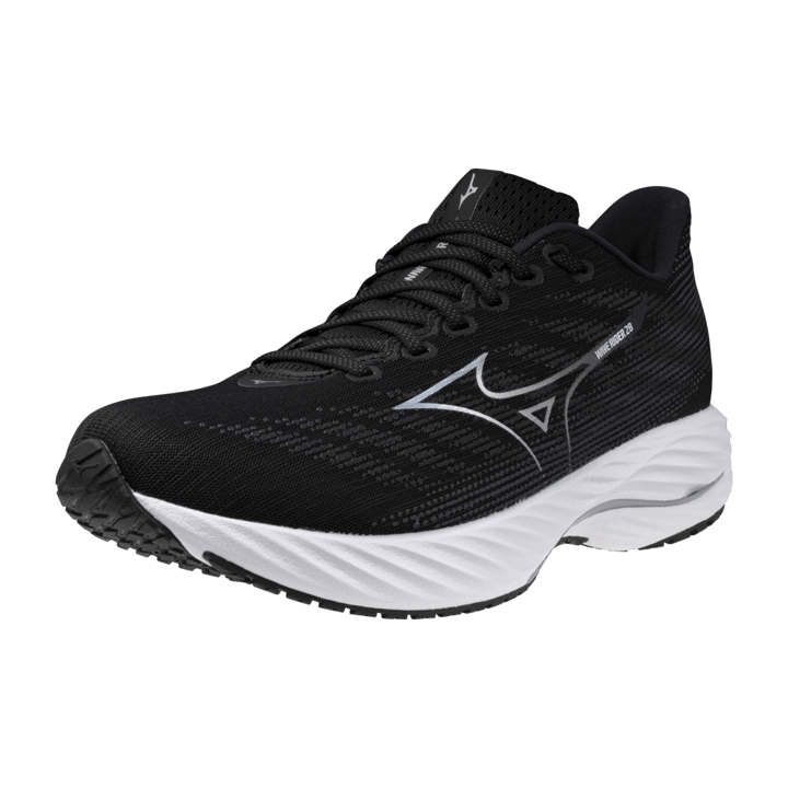 Mizuno Men's Wave Rider 28 Black/Silver/Ebony Mizuno