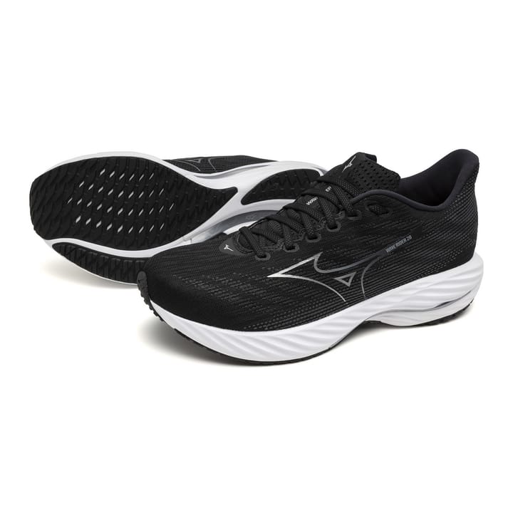 Mizuno Men's Wave Rider 28 Black/Silver/Ebony Mizuno