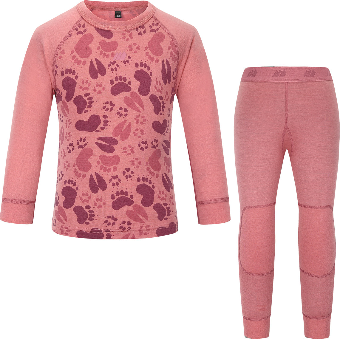 Skogstad Kids’ Loppa Merinoull Set Wild Rose