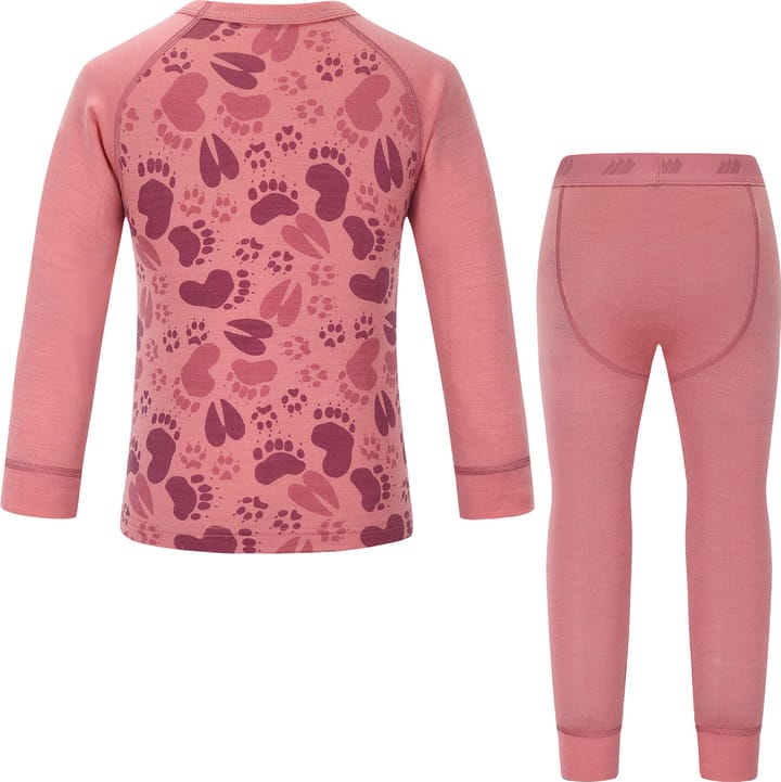 Skogstad Kids' Loppa Merinoull Set Wild Rose Skogstad