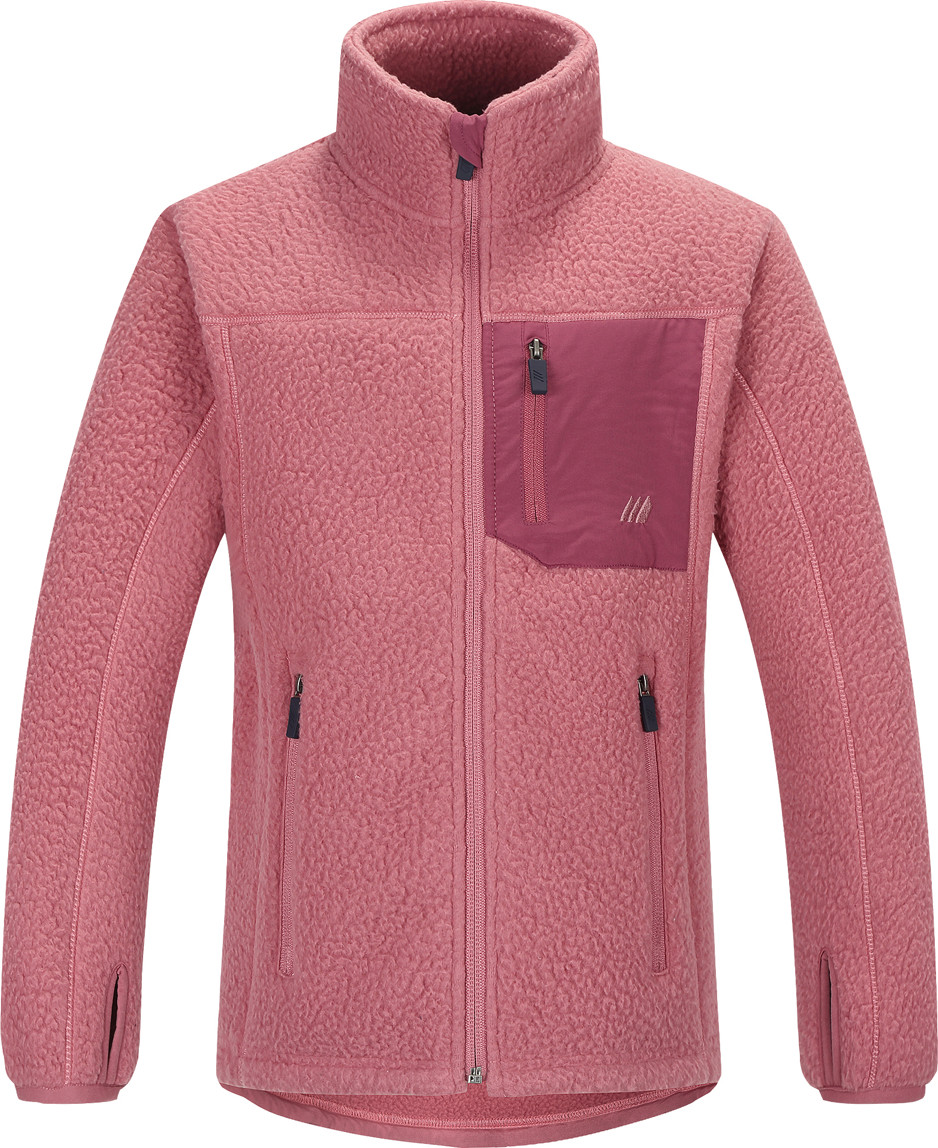 Skogstad Juniors’ Leirbekk Pilefleece Jacket Heather Rose