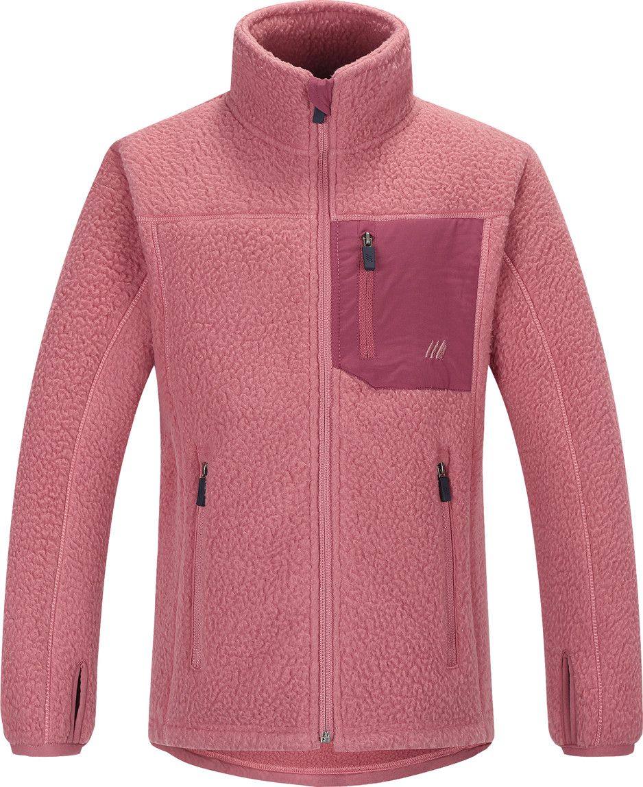 Skogstad Juniors' Leirbekk Pilefleece Jacket Heather Rose