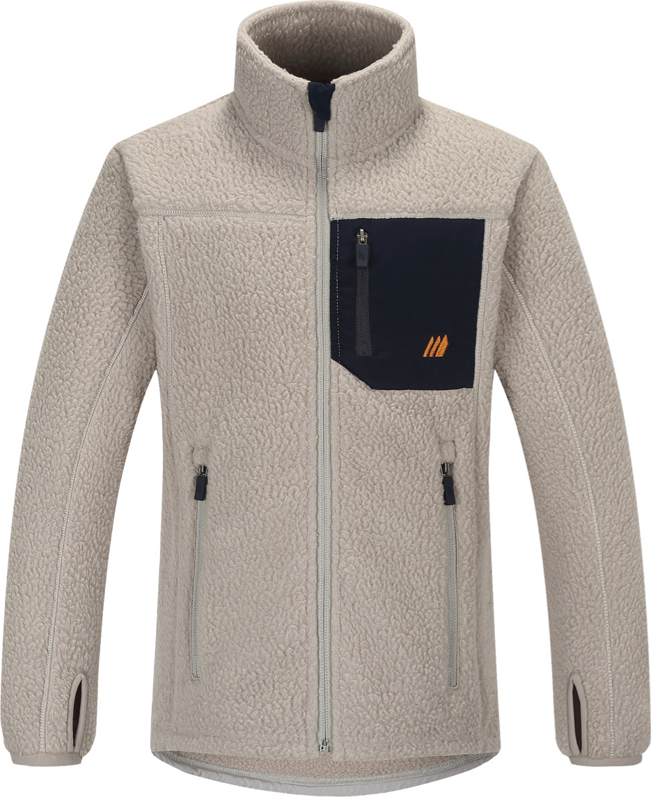 Skogstad Juniors’ Leirbekk Pilefleece Jacket Opal Gray