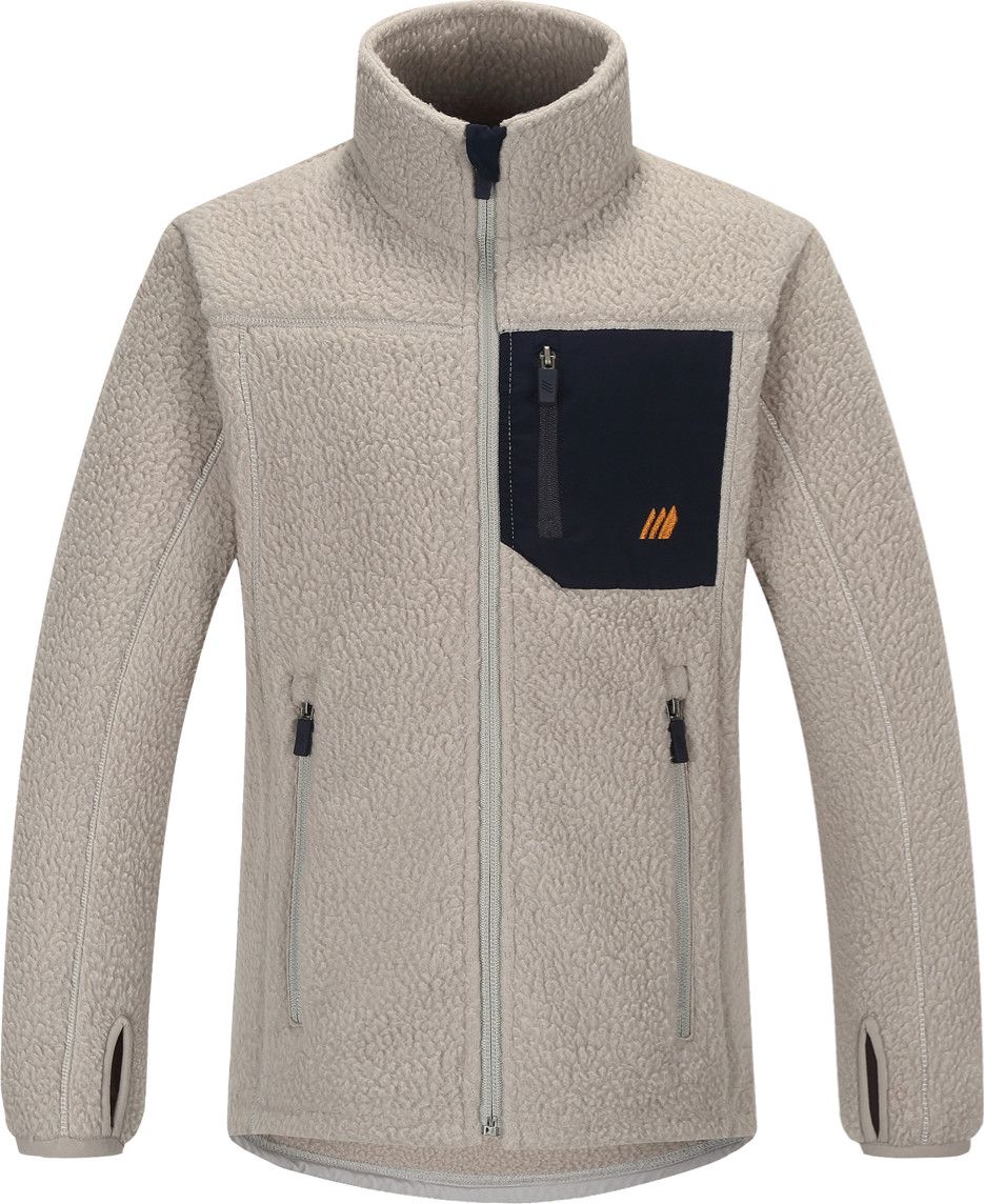 Skogstad Juniors' Leirbekk Pilefleece Jacket Opal Gray