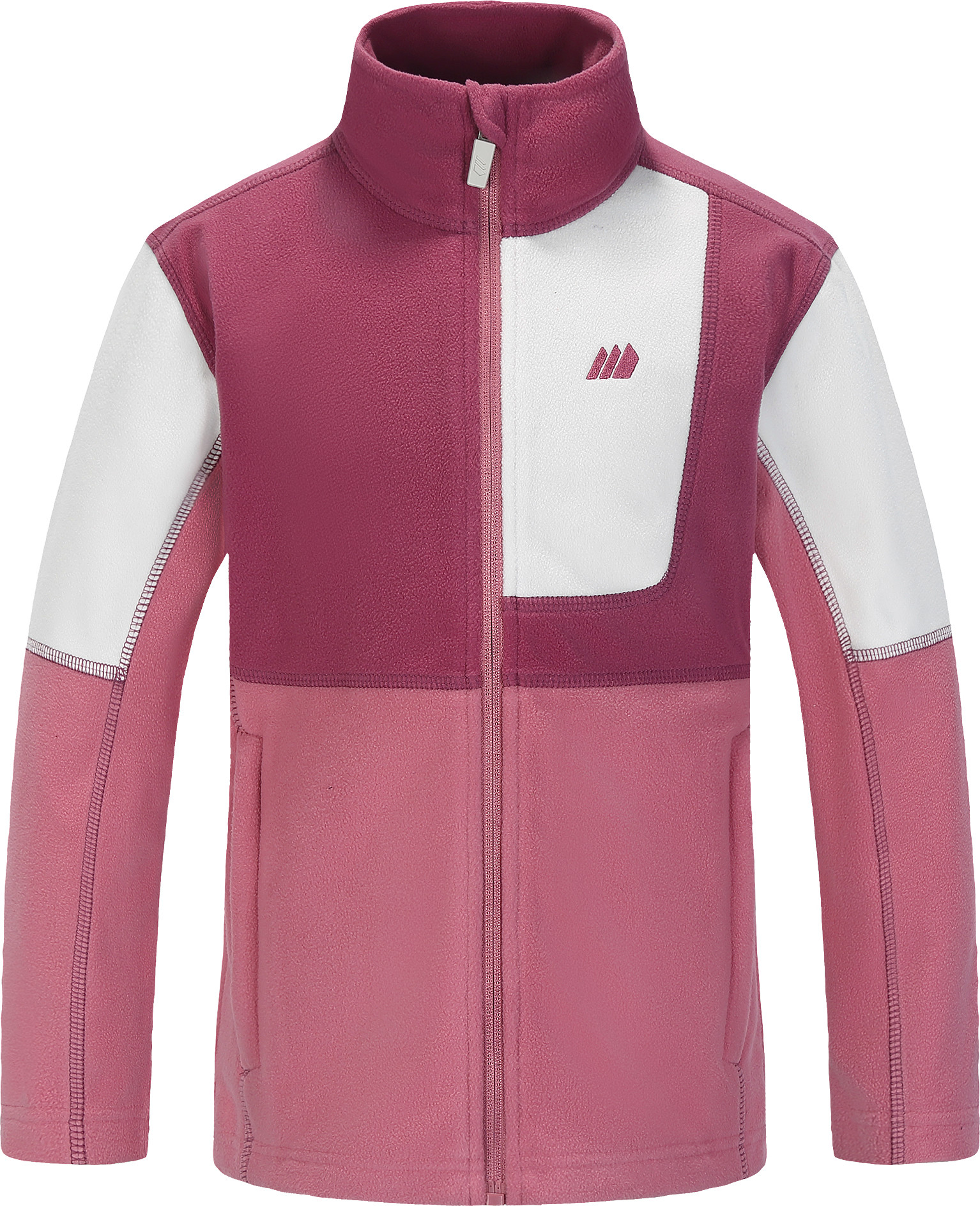 Skogstad Juniors’ Troms Microfleece Jacket Heather Rose