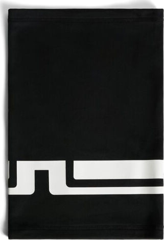 J.Lindeberg Logo Neck Gaiter Black, ONESIZE