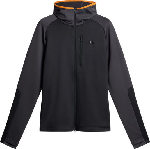 J.Lindeberg Men’s Elevation Full Zip Hood Black