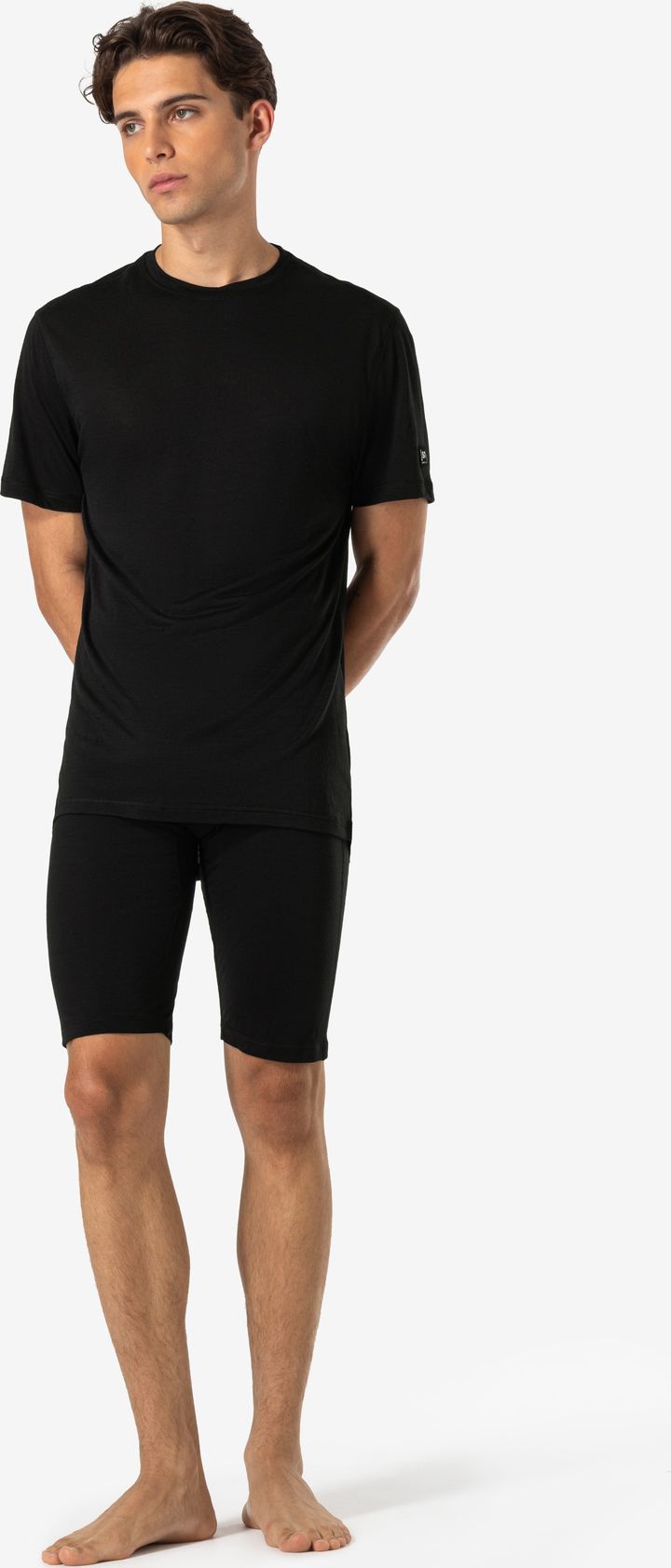 super.natural Men's Sierra140 Tee Jet Black super.natural