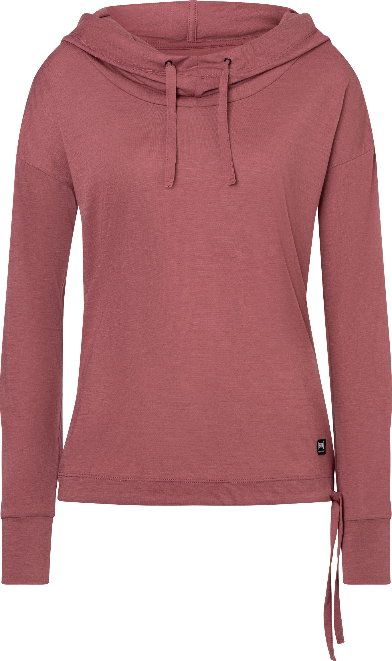 super.natural Women’s Funnel Hoodie Roan Rouge