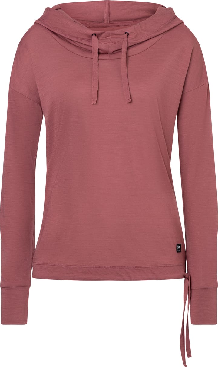 super.natural Women's Funnel Hoodie Roan Rouge super.natural