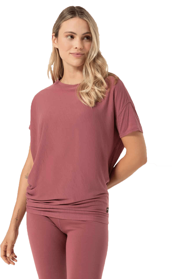 super.natural Women's Yoga Loose Tee Roan Rouge super.natural