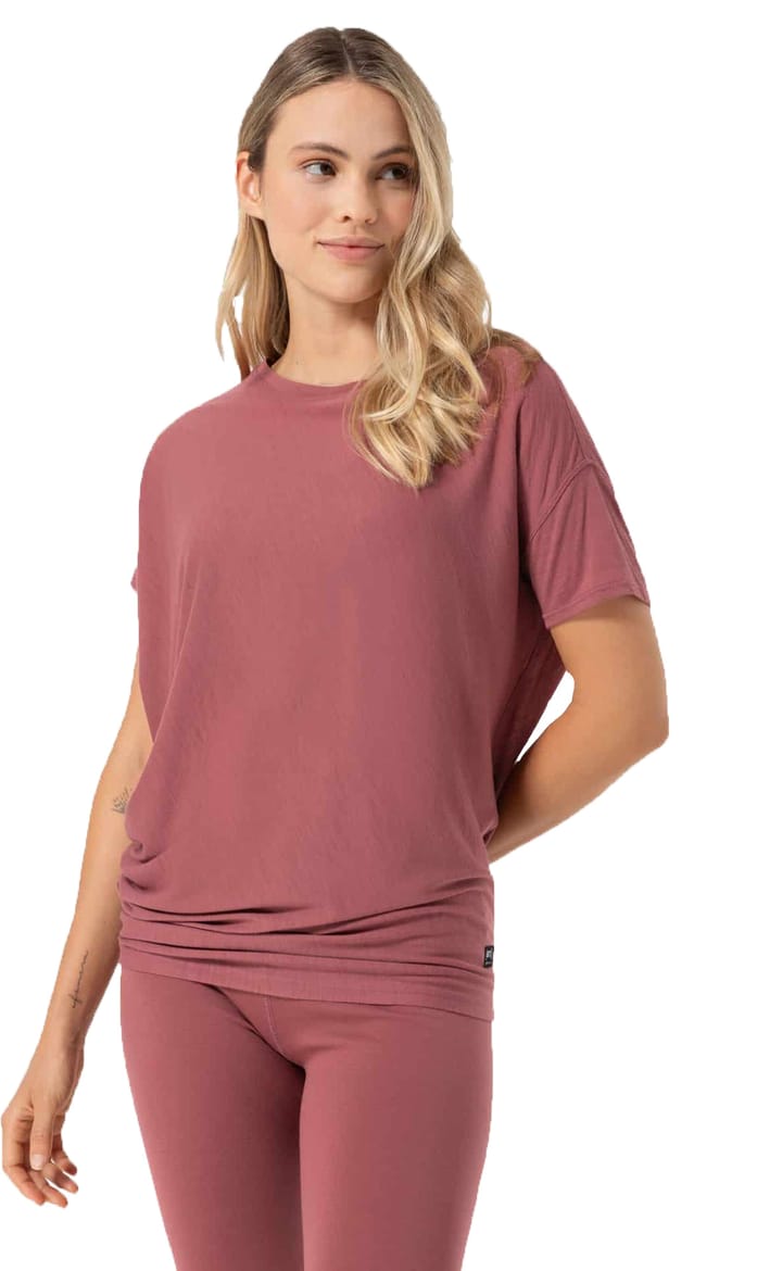 super.natural Women's Yoga Loose Tee Roan Rouge super.natural