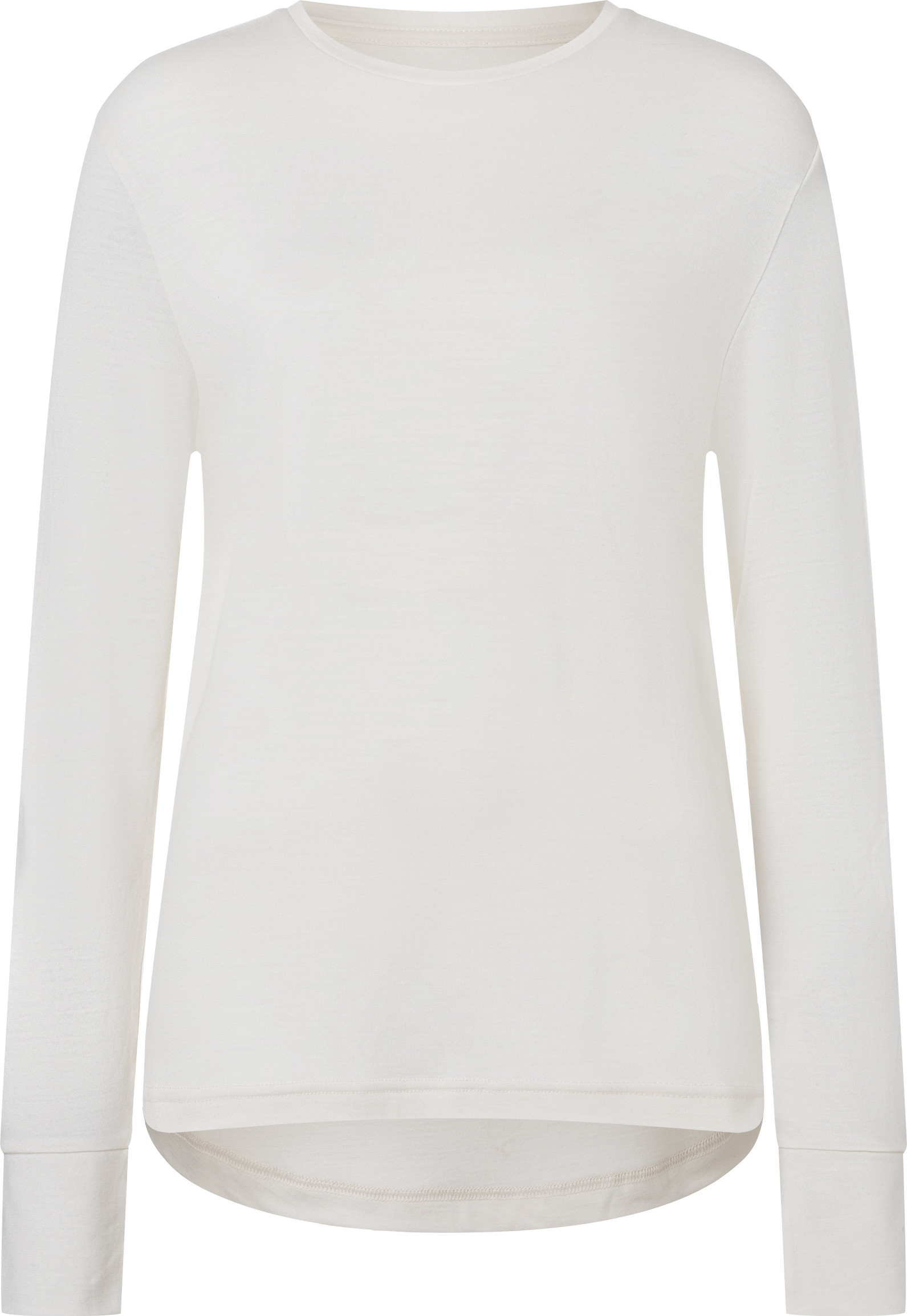 super.natural Women’s Warm Up Long Sleeve Fresh White