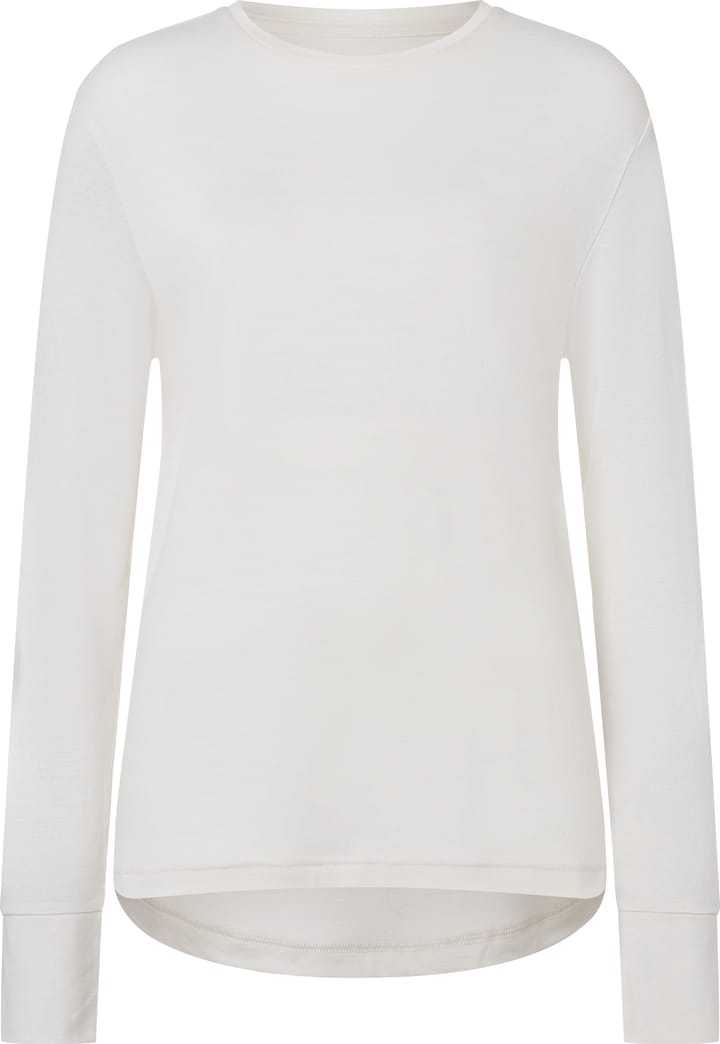 super.natural Women's Warm Up Long Sleeve Fresh White super.natural