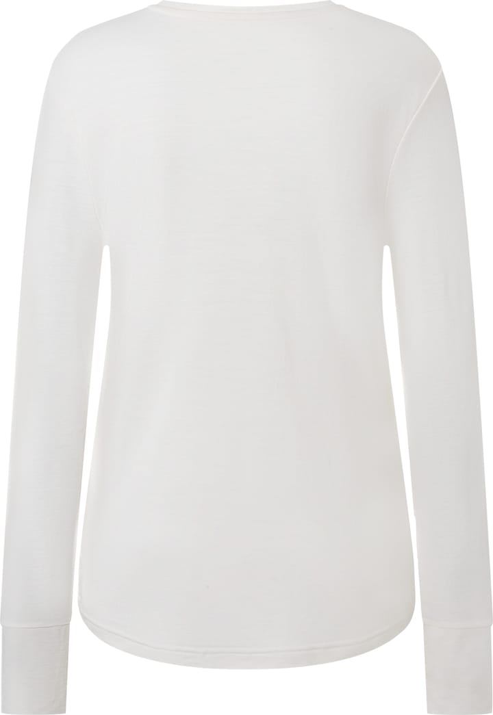 super.natural Women's Warm Up Long Sleeve Fresh White super.natural