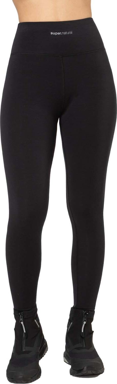 super.natural Women's Comfy High Rise Tight Jet Black super.natural