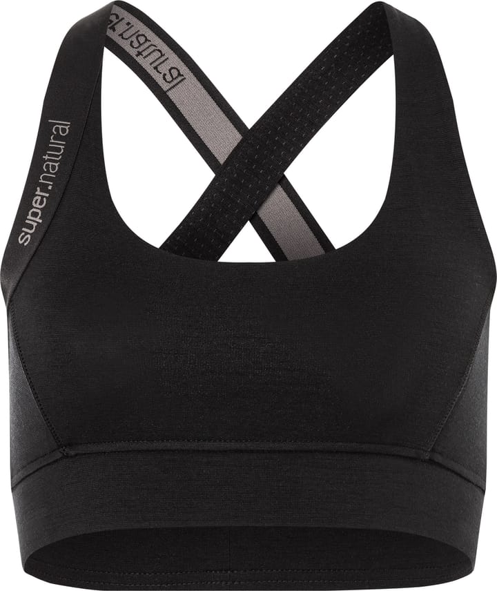 super.natural Women's Rubberrib bra Jet Black super.natural