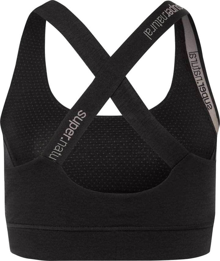 super.natural Women's Rubberrib bra Jet Black super.natural