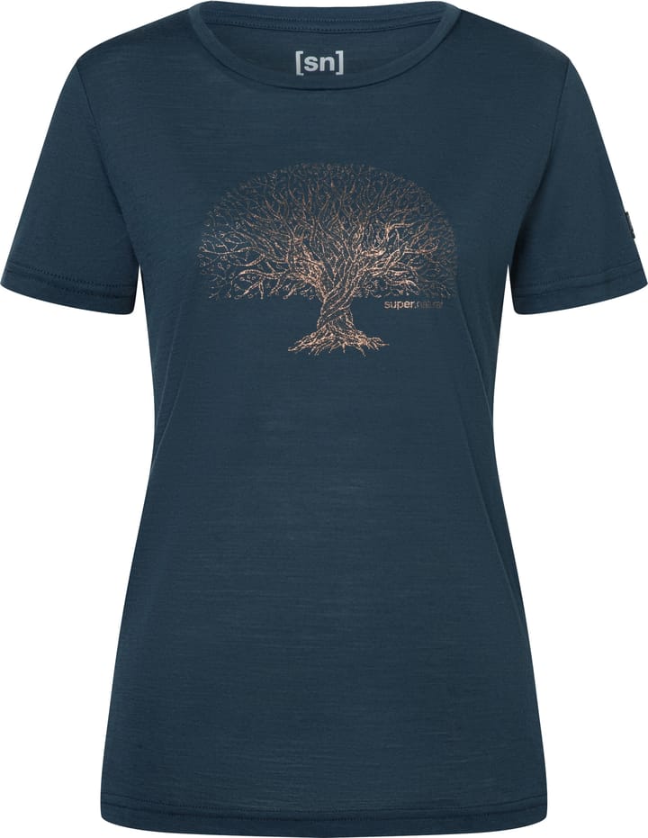 super.natural Women's Tree Of Knowledge Tee Blueberry/copper super.natural