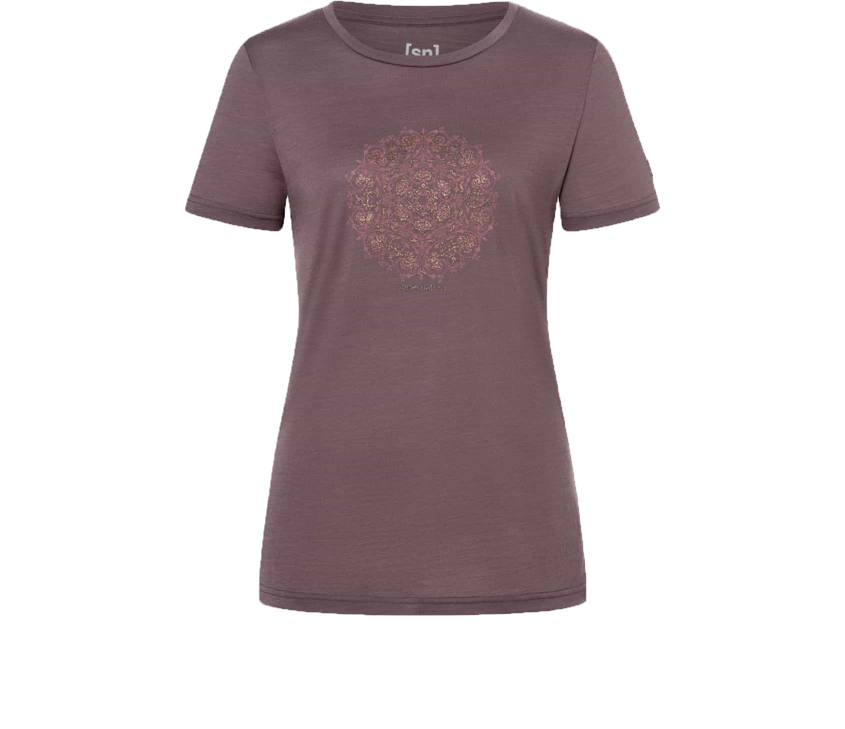 super.natural Women’s Ornament Tee Raisin/roan Rouge/copper