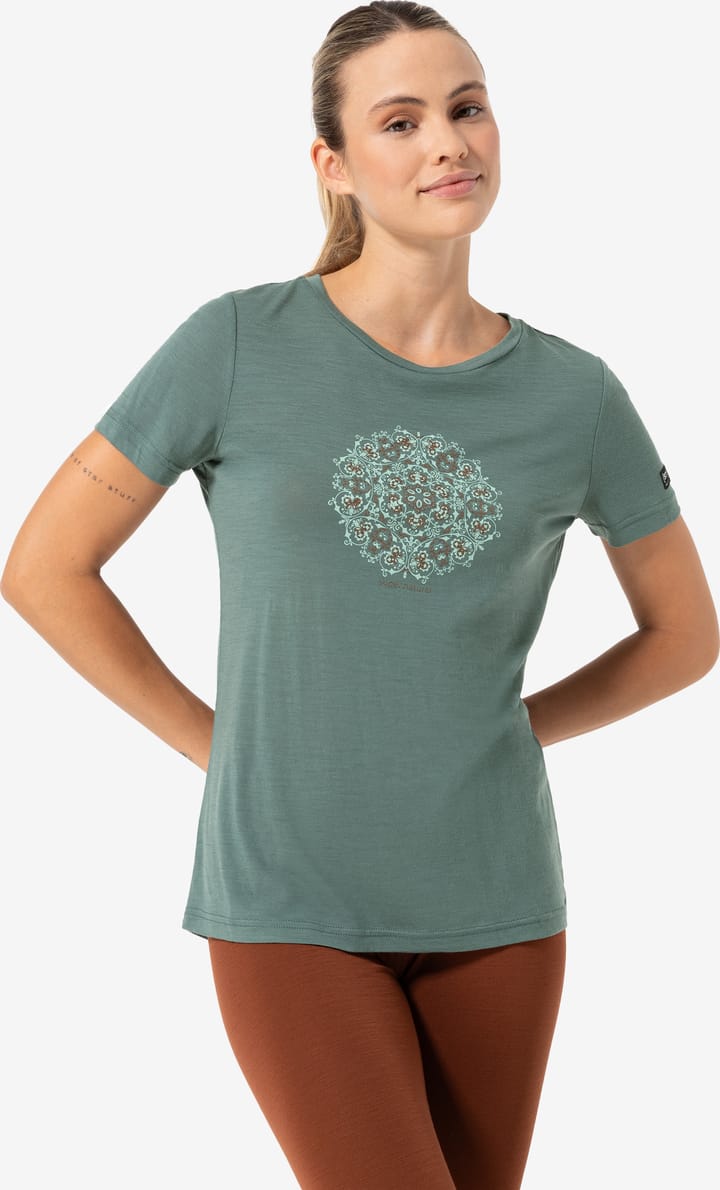 super.natural Women's Ornament Tee Balsam Green/light Jade/copper super.natural