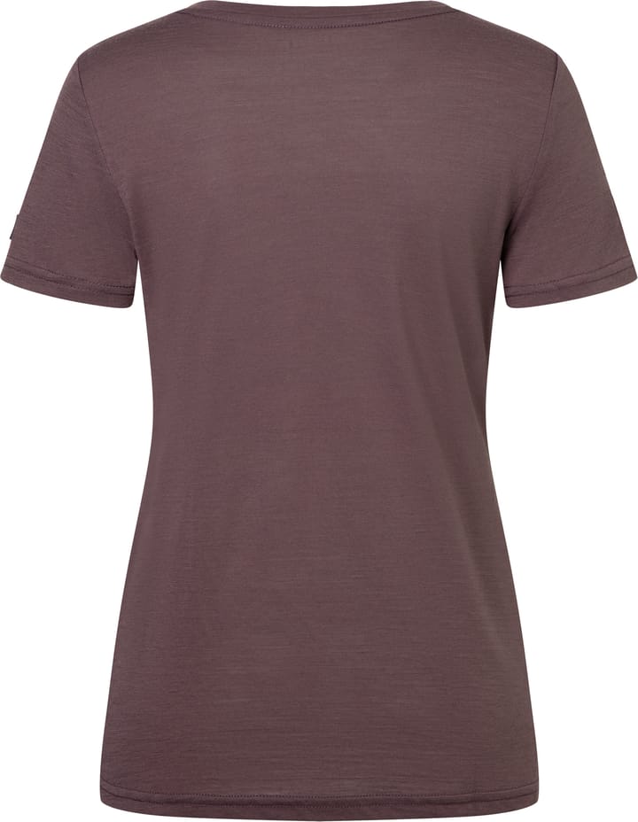 super.natural Women's Larissa Tee Raisin/feather Grey/roan Rouge super.natural