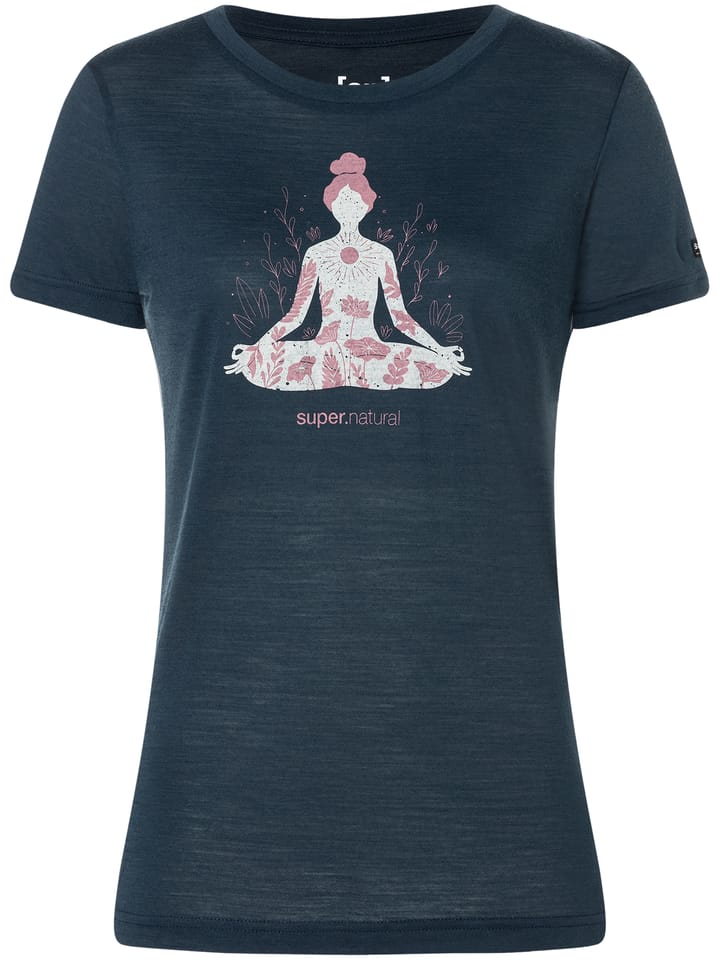 super.natural Women's Larissa Tee Blueberry/feather Grey/nostalgia Rose super.natural