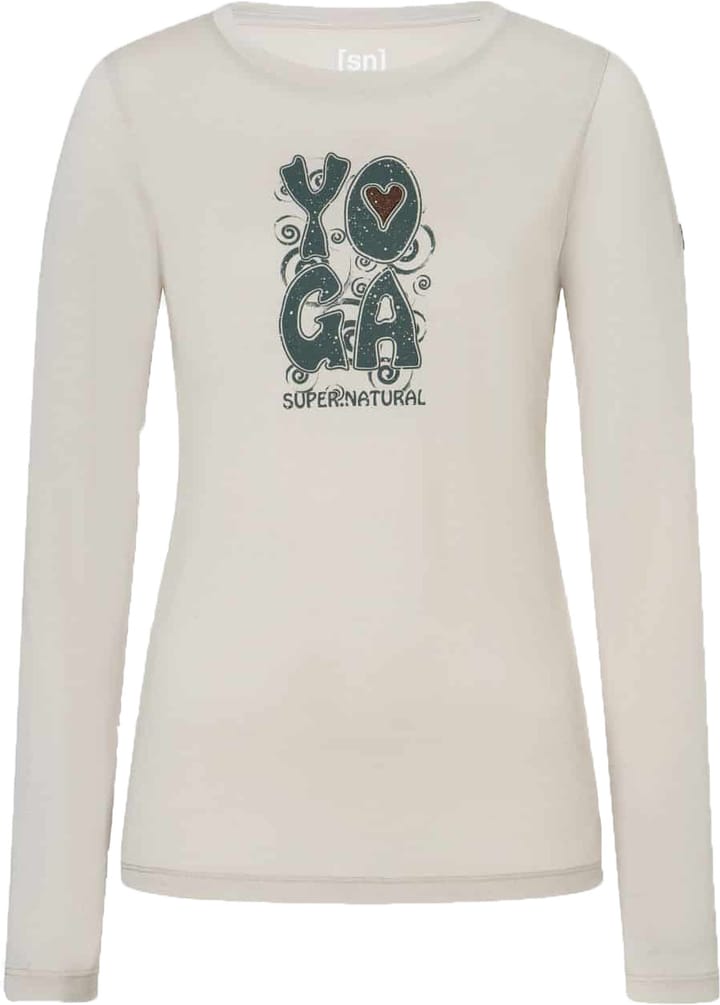 super.natural Women's Heart Of Yoga Longsleeve Silver Lining/various super.natural