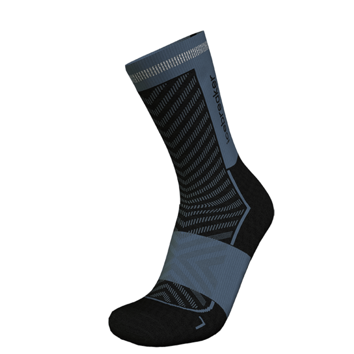 Icebreaker Men's Merino Run+ Ultralight Crew Black/Graphite Icebreaker