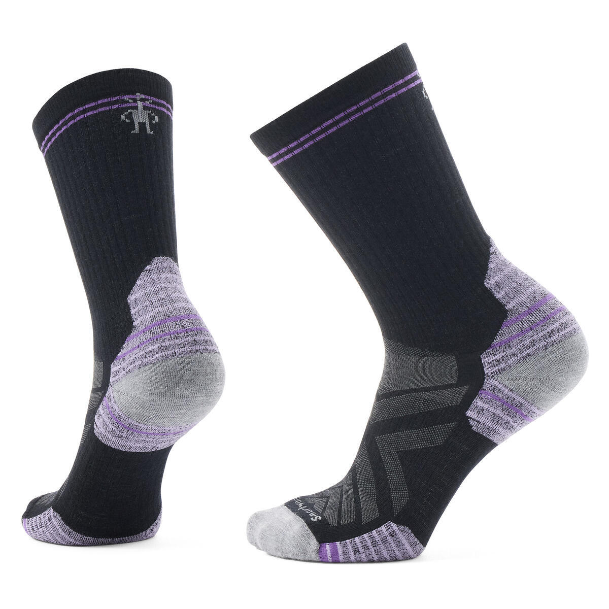 Smartwool Women’s Hike Targeted Cushion Crew Socks Purple Eclipse