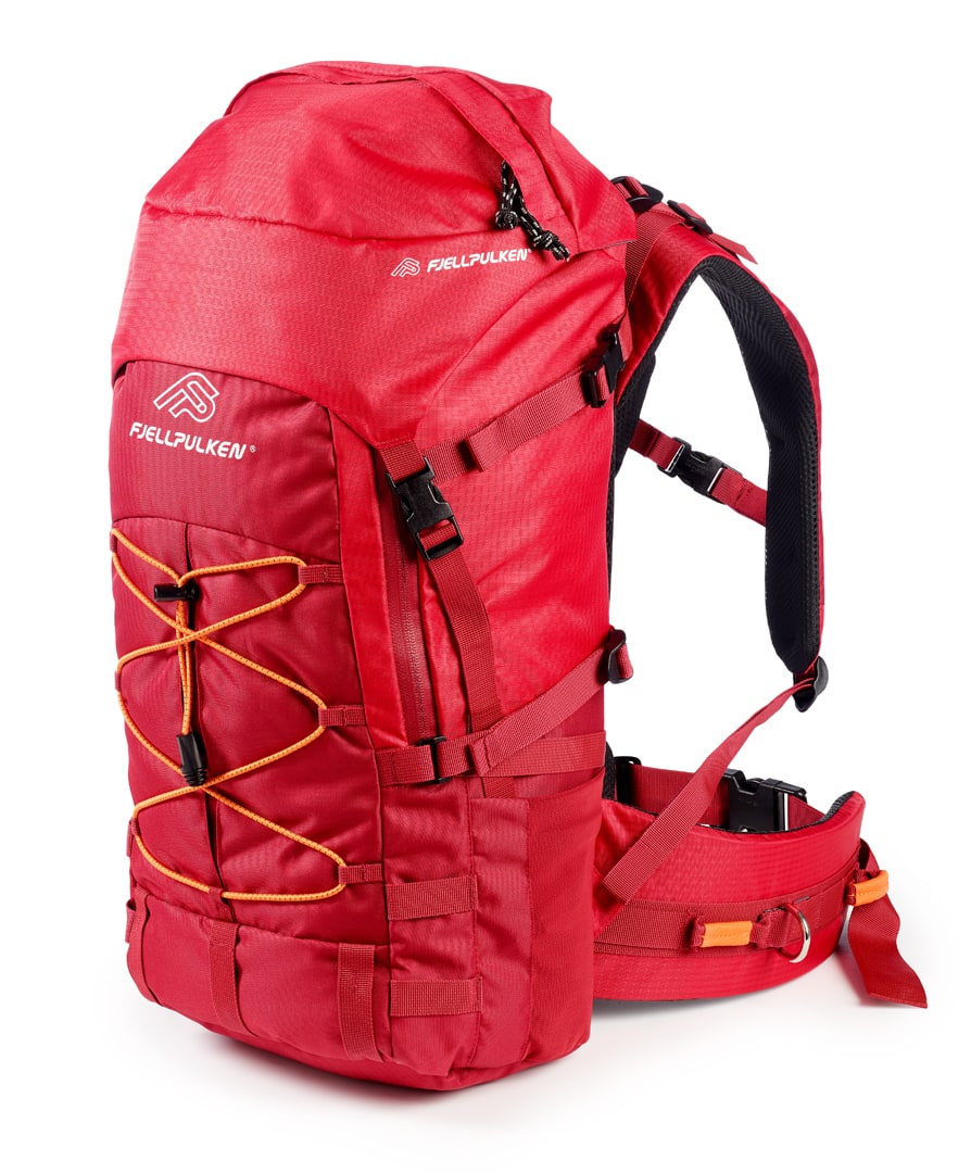 Pulk Bag | Backpack 30 Liter Red | Fjellpulken