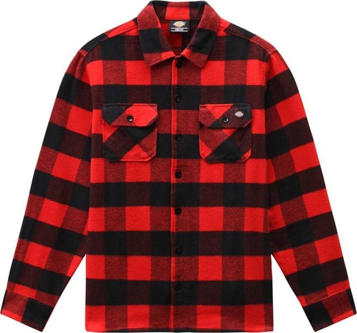 Dickies Men's Sacramento Shirt Red Dickies