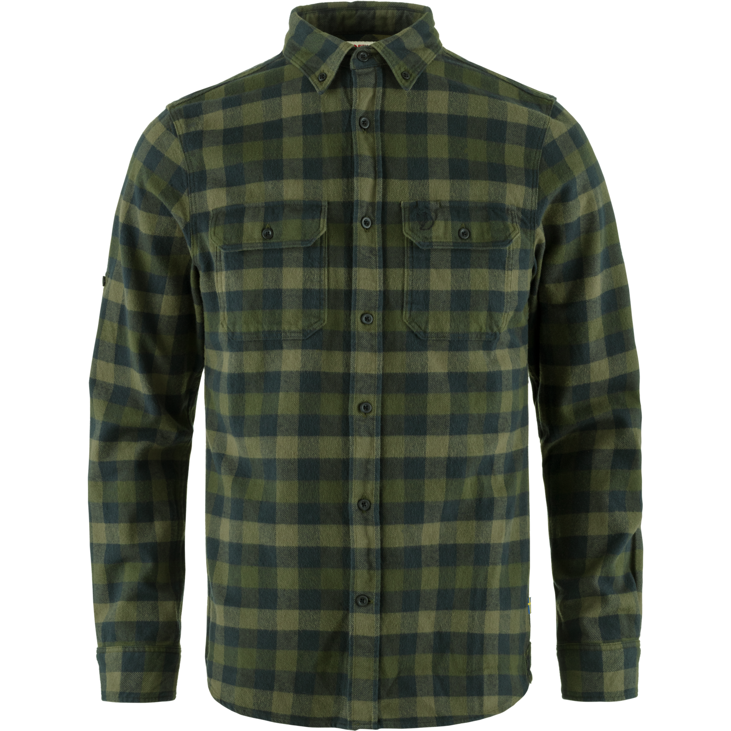 Fjällräven Men’s Skog Shirt Deep Forest-Laurel Green