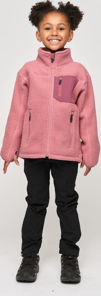 Skogstad Juniors' Leirbekk Pilefleece Jacket Heather Rose Skogstad