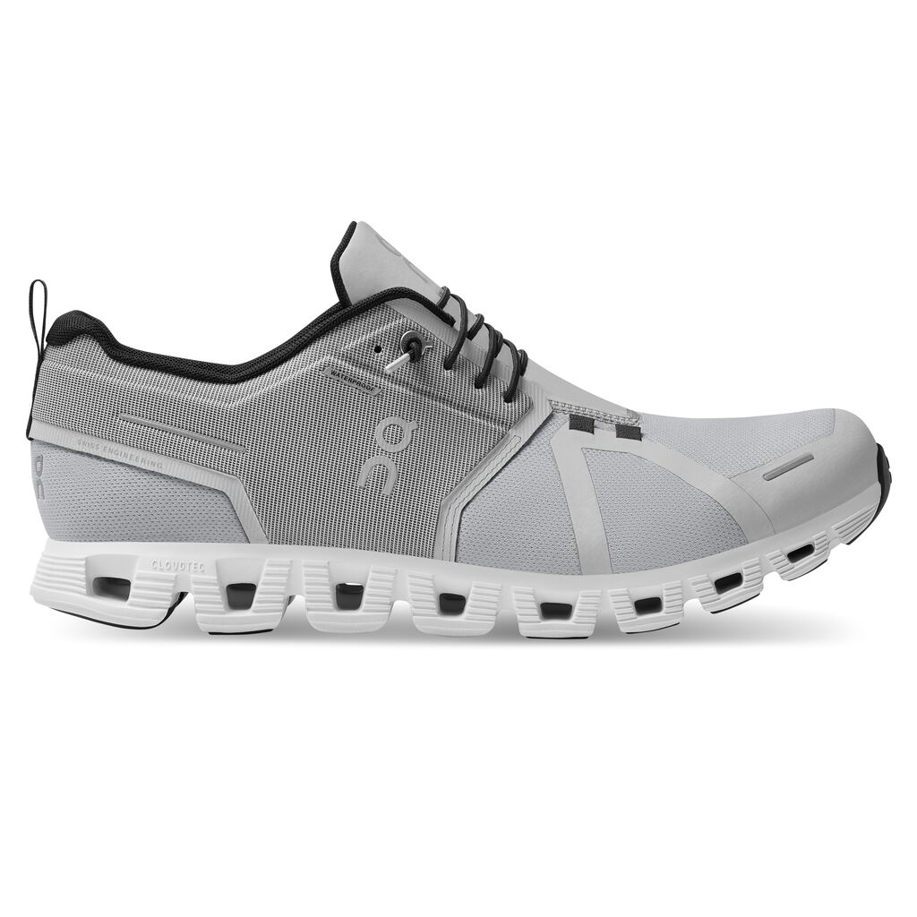 On Men’s Cloud 5 Waterproof Glacier/White