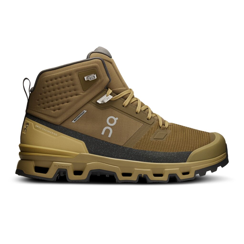 On Men’s Cloudrock 2 Waterproof Hunter – Safari