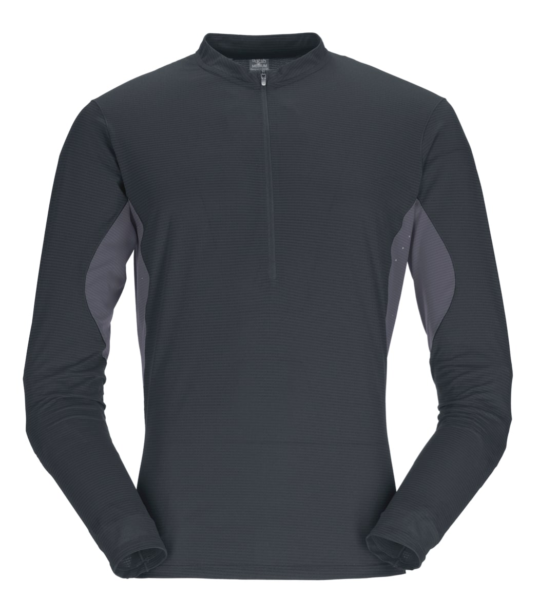 Baselayer Top | Sonic Ultra Zip Beluga/Graphene | Rab