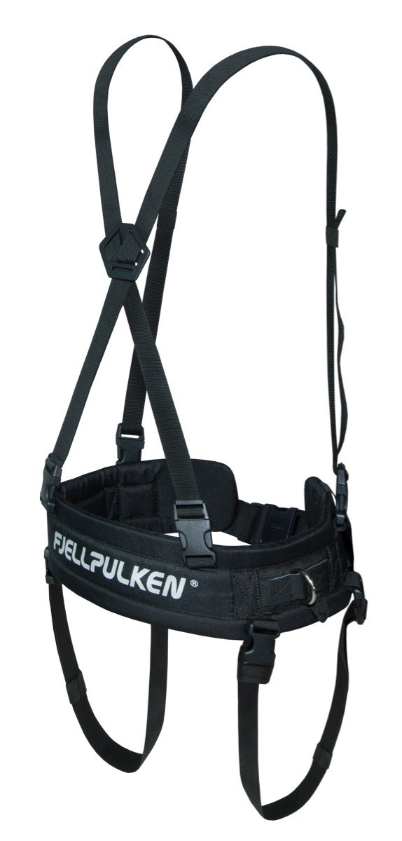 Fjellpulken Standard Harness Black