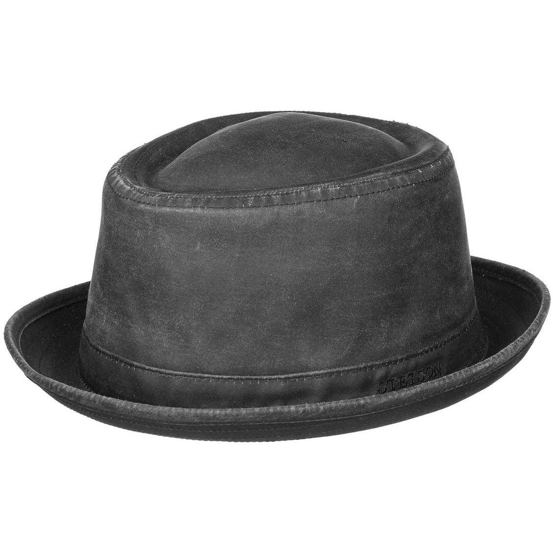 Stetson Pork Pie CO/PES Black Størrelse 61/XL