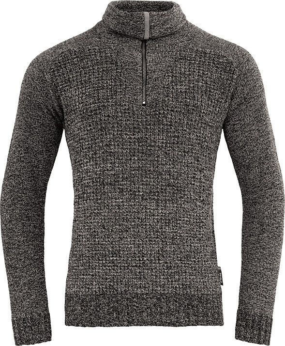 Devold Men's Bispen Wool Zip Neck Ink, XS