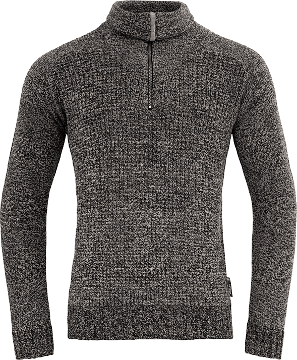 Devold Men's Bispen Wool Zip Neck Ink Devold