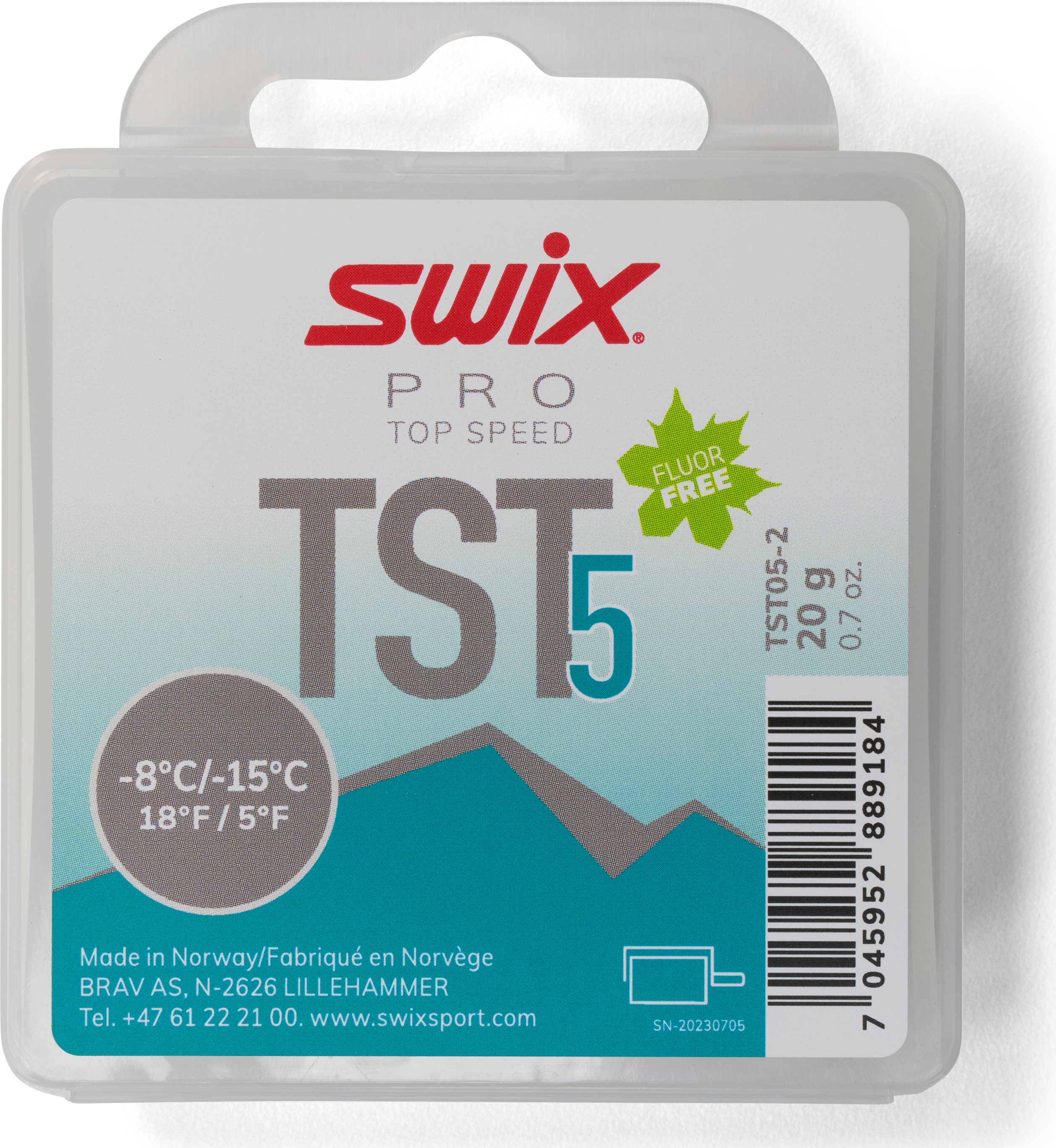 Swix TS5 Turbo Turquoise -8 °C/-15°C 20g Nocolor